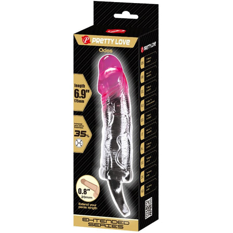 Penishülle Odes Realistische Penisvergrösserungshülse Rosa.6