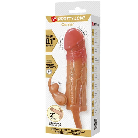 Penishülle Osmar + Vibrierender Klitoris-Stimulator.8