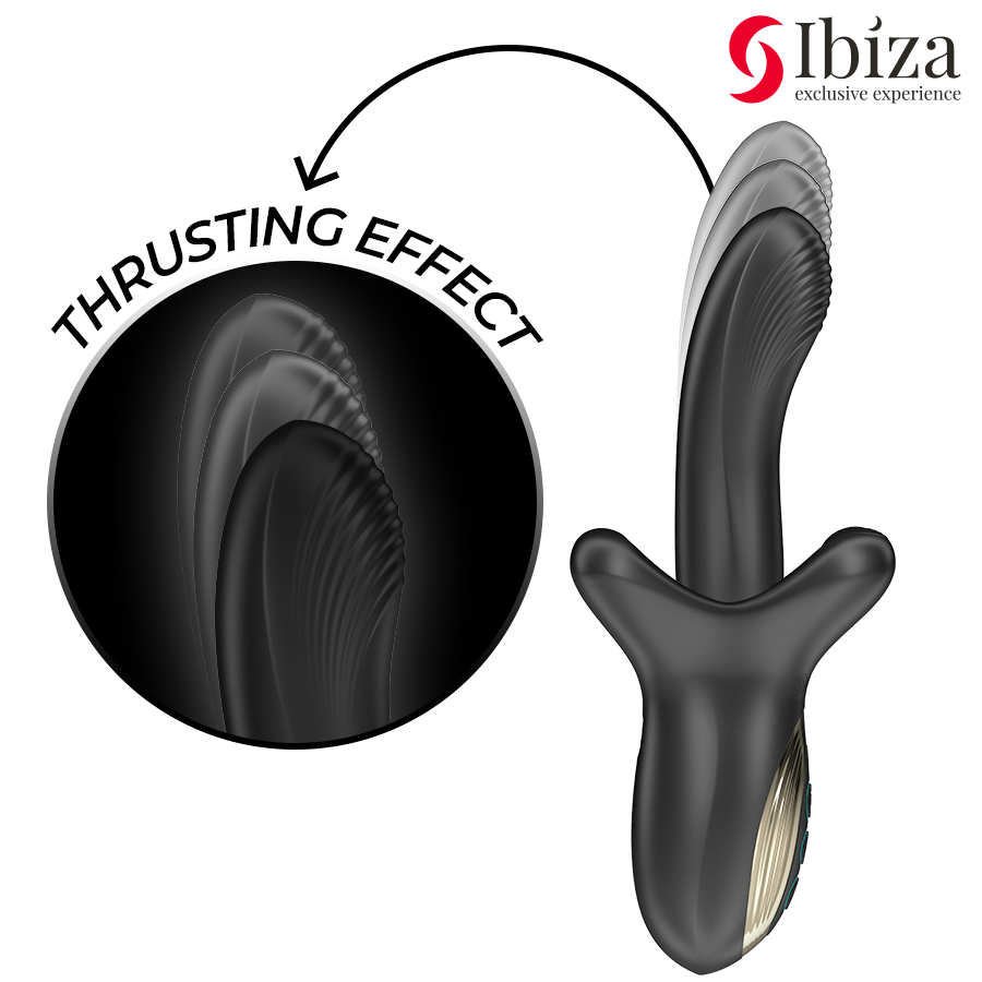Ibiza – Kraftvoll Vibrator mit Stoss- und Beisseffekt