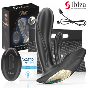 Ibiza – Tragbarer Vibrator mit g-Punkt- und Klitorisstimulation mit Fernbedienung
