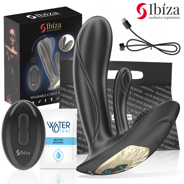 Ibiza – Tragbarer Vibrator mit g-Punkt- und Klitorisstimulation mit Fernbedienung