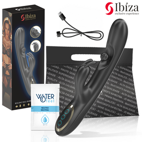 Ibiza - Leistungsstarker Rabbit-Vibrator mit Massage-Rollenperle