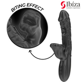 Ibiza - Vibrator und Klitoris-Stimulator mit Beiss- und Rotationseffekt