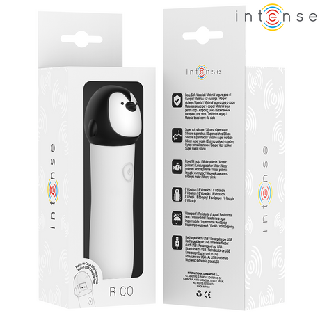 Vibrator Intensiv Reichhaltig Vibrierender Bullet-Pinguin 2,2 x 2,2 cm.6