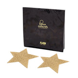 Bijoux - Indiscrets Flash Golden Star Nippelabdeckungen