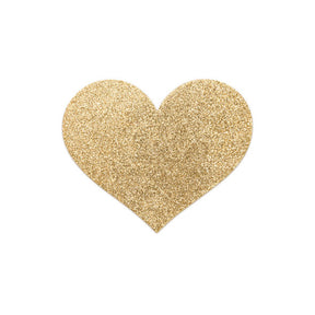 Bijoux - Indiscrets Flash Golden Heart Nippelabdeckungen