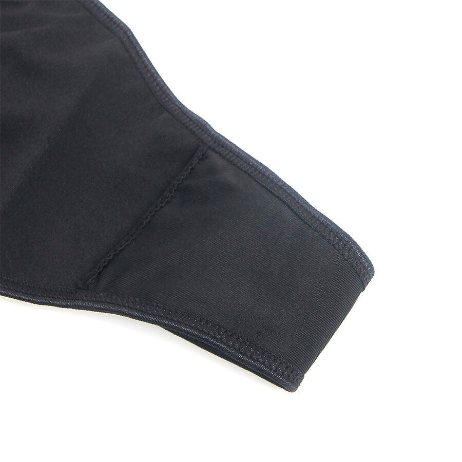 Subblime - 957537 Lederkleid mit Blumenspitze Schwarz L/XL