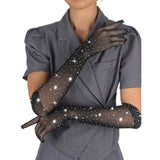 Subblime - 957469shine Transparente Handschuhe Schwarz S/M