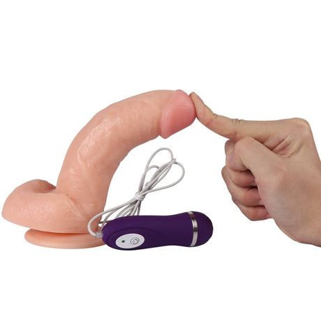 Shequ - Kassadin Vibratordildo mit Fernbedienung 17,5 cm