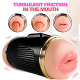 Shequ - Kay Doppelmasturbator mit Doppelter Mund- und Vaginavibration