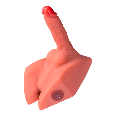 Xise - Michael Realistischer Dildo und Anusmasturbator mit Stossfunktion, 15 cm