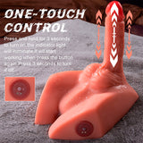 Xise - Michael Realistischer Dildo und Anusmasturbator mit Stossfunktion, 15 cm