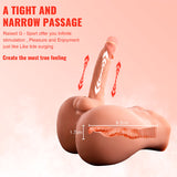 Xise - Bertlett Dildo Ass Realistischer Dildo und Anus-Masturbator Frontposition mit Stossfunktion 18 cm
