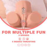 Xise - Danae Stossender Realistischer Vagina-Mastubador mit Vibration in Mehreren Positionen
