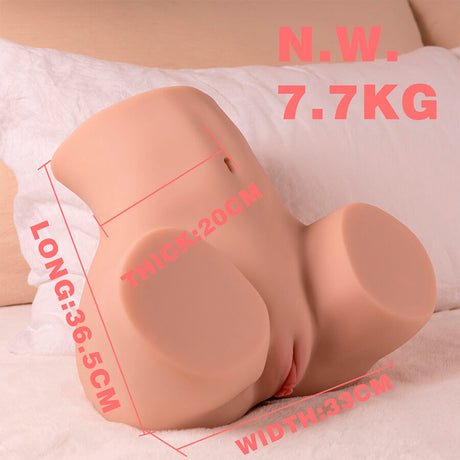 Xise - Danae Stossender Realistischer Vagina-Mastubador mit Vibration in Mehreren Positionen