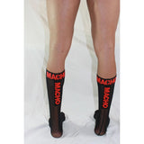 Macho - Dünne Socken Einheitsgrösse Schwarz/Rot