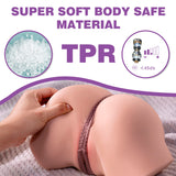Xise - Fennie Realistischer Masturbator mit Vibrationsfunktion und Mehreren Positionen für Vagina und Anus