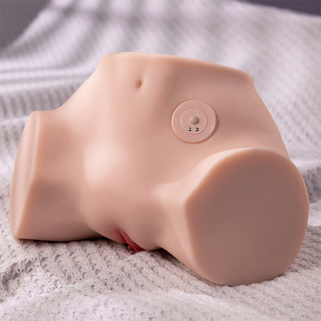 Xise - Fennie Realistischer Masturbator mit Vibrationsfunktion und Mehreren Positionen für Vagina und Anus