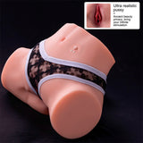 Xise - Tracy Vibrierender Realistischer Vibrations-Masturbator für Vagina und Anus mit Mehreren Positionen
