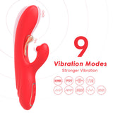 Armony - g-Punkt- und Klitoris-Stimulator-Vibrator mit Oszillierender Zunge Rot