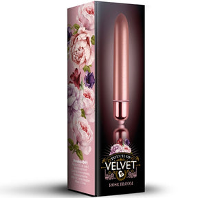 Rocks-Off - Vibrierende Kugel Touch of Velvet Rose Bloom 10 Geschwindigkeiten