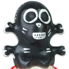 Condomerie - Handbemalte Neuheitskondome Totenkopf Schwarz Modell 1