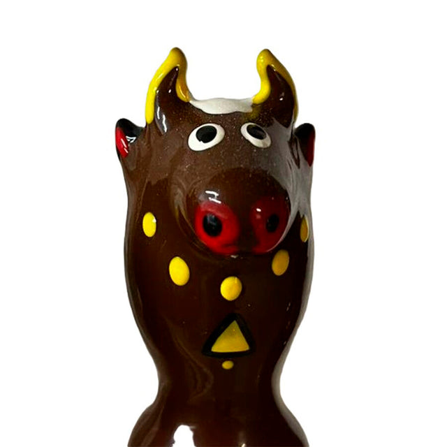 Condomerie - Handbemalte Neuheitskondome Bull Black Modell 2