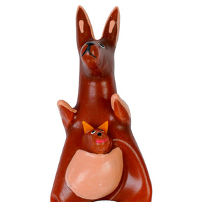 Condomerie - Handbemalte Neuheitskondome Känguru Modell XL