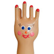 Condomerie - Handbemalte Neuheitskondome Grosse Glückliche Hand XL
