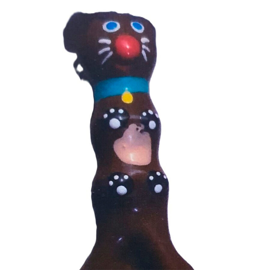 Condomerie - Handbemalte Neuheitskondome Brauner Dackel XL