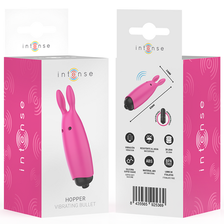 Vibrator Hopper Pink Vibrierendes Bullet 2,4 x 2,4 cm.6