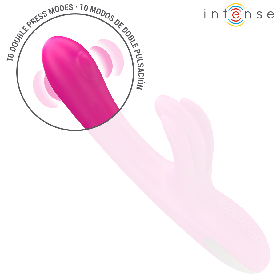 Intense - Britney Multifunktions-Rabbit-Vibrator 23 cm Rosa