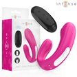 Intense - Janet Doppelter U-Förmiger Stimulator und Vibrator mit Fernbedienung Rosa