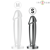 Intense - Anal Plug 10 Vibrationen Metalldildo mit Fernbedienung S