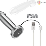 Intense - Anal Plug 10 Vibrationen Metalldildo mit Fernbedienung S