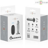 Intense - Anal Plug 10 Vibrationen Metalldildo mit Fernbedienung S