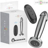 Intense - Anal Plug 10 Vibrationen Metalldildo mit Fernbedienung M