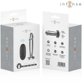 Intense - Anal Plug 10 Vibrationen Metalldildo mit Fernbedienung M