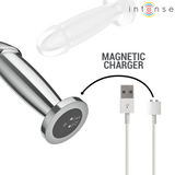 Intense - Anal Plug 10 Vibrationen Metalldildo mit Fernbedienung M