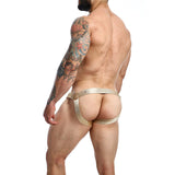 Mob - Dngeon Jockstrap Goldener Cockring Eine Grösse