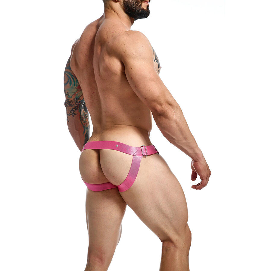 Mob - Dngeon Jockstrap Rosa Cockring, Eine Grösse