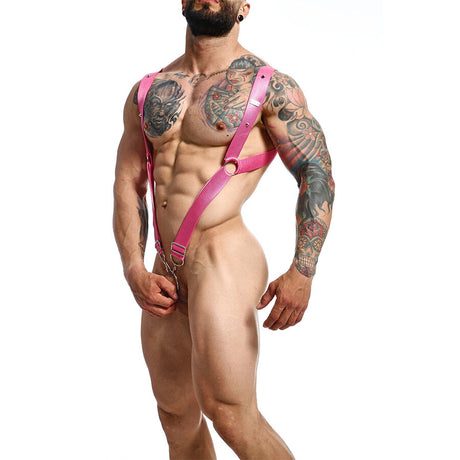 Mob - Dngeon Pink Gerades Harness, Eine Grösse