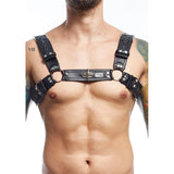 Mob - Dngeon Schwarzer Harness-Gürtel, Einheitsgrösse