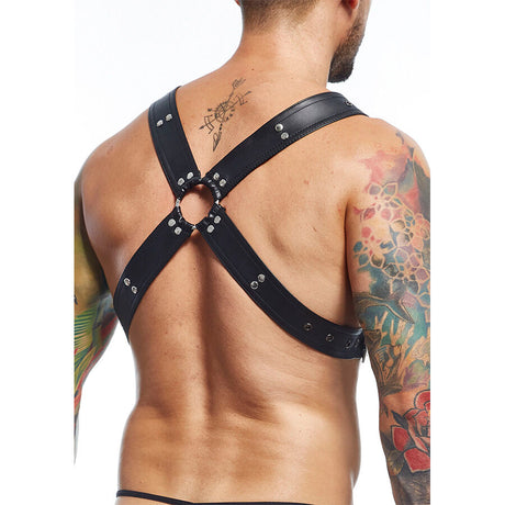 Mob - Dngeon Schwarzer Harness-Gürtel, Einheitsgrösse x