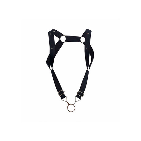 Mob - Dngeon Harness mit Geraden Rücken Schwarz Einheitsgrösse