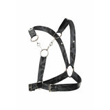 Mob - Dngeon Silbernes Harness mit Ketten Eine Grösse