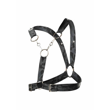 Mob - Dngeon Silbernes Harness mit Ketten Eine Grösse