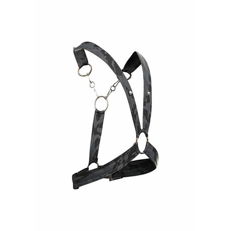 Mob - Dngeon Silbernes Harness mit Ketten Eine Grösse