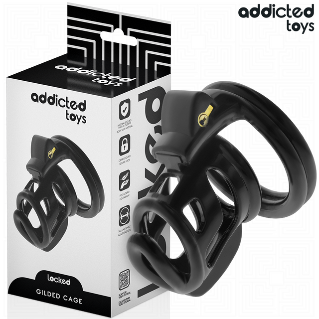Addicted Toys Locked - Gilden Cage Peniskäfig 8,5 cm