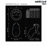 Addicted Toys Locked - Mindnight Cell Penis Cage Grösse M